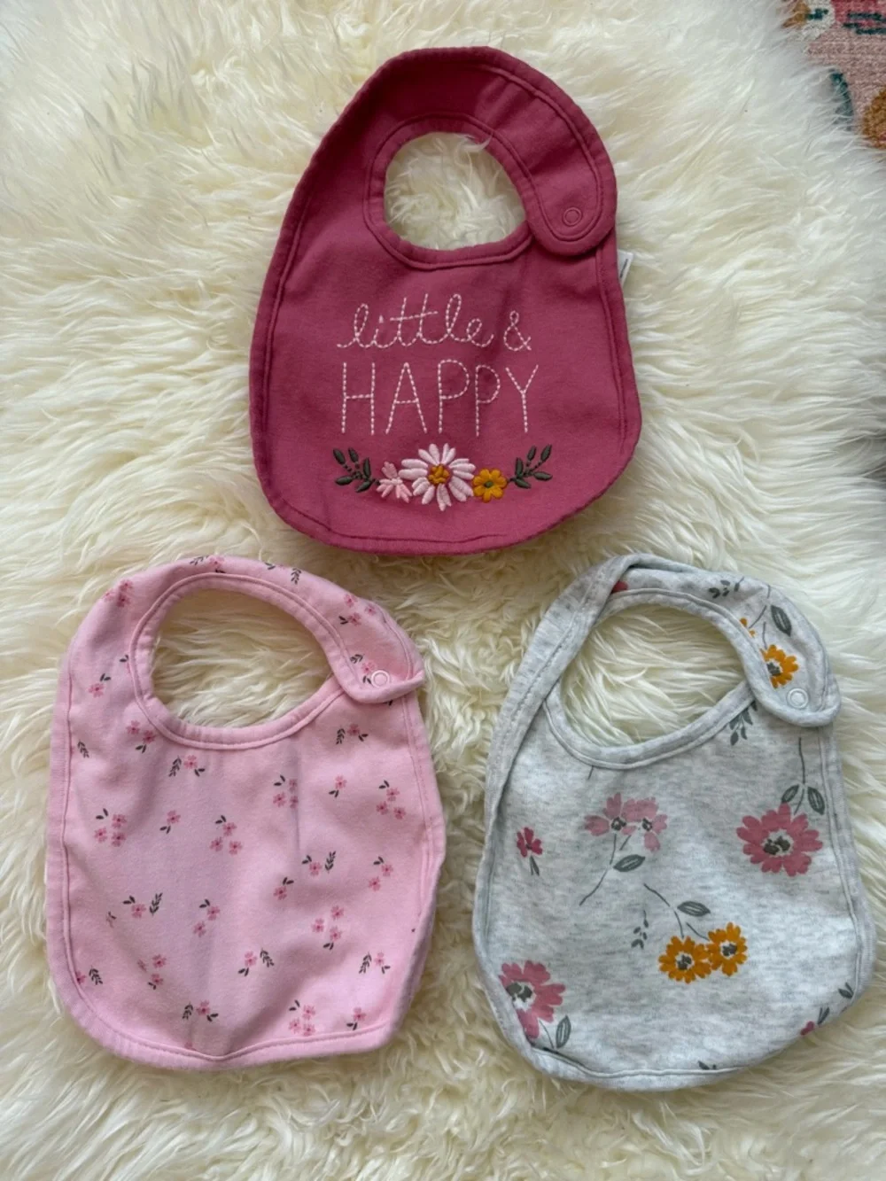 Bundle of 13 Baby Girl Bibs